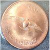 Image 1 : Canada - 1 Cent - 1967 - Red - ICCS - MS-65