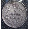 Canada - 5 Cents - 1888 - ICCS - VF-20