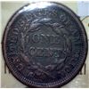 Image 2 : USA - 1 Cent - 1846 - Cleaned - ICCS - F-15