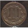 Image 2 : USA - 3 Cents - 1867 - ICCS - VF-30