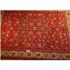 Image 1 : SEMI ANTIQUE PERSIAN TABRIZ; 9.5 X 13.2…