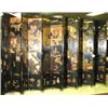Image 1 : CHINESE TWELVE-PANEL COROMANDEL SCREEN, 20th century, the design  depicting figures in court sett…