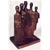 Image 1 : JORGE ALARCON ISLAS (Mexican, b. 1933), patinated bronze sculpture,  "Semblanzas del Estado de Hi…
