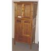 Image 1 : GOOD CHINESE PROVINCIAL FOUR DOOR CABINET, 19th century, the  doors with paneled vertical ribbed …
