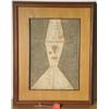 Image 1 : RUFINO TAMAYO (Mexican, 1899-1991), framed limited edition  mixografia, "Cabeza con Sombrero", 19…