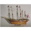 Image 1 : HAND-CRAFTED SCALE MODEL OF THE H.M.S. BEAGLE, 20th century, a  three master; overall length 26 i…