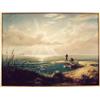 Image 1 : DALHART WINDBERG (American, b.1933); oil on canvas; 18 inches by 24  inches; "Fishermen at the Sh…