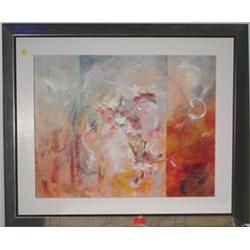GUSTAVO ARIAS MURUETA (Mexican, b. 1927), framed oil on paper  mounted on board, " Angel Caido", …