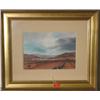 Image 1 : M. CLAY (American, 20th century); framed watercolor on paper, image  size 9-1/2 inches by 13-1/2 …