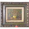 Image 1 : I. SCHILLER (European, 20th century); oil on panel, 8 inches by 10  inches; "Floral Still Life; s…