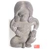 Image 1 : PRE-COLUMBIAN ECUADORIAN BLACKWARE FIGURE, depicting a long-haired  woman seated with her left kn…