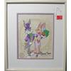 Image 1 : FRAMED LIMITED EDITION ANIMATED CARTOON CELL, "Bugs Bunny", issued  by Warner Brothers, 111/200, …