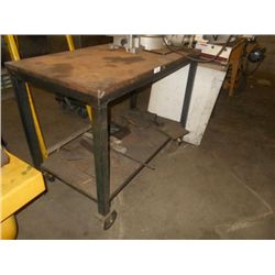 MOBILE METAL WORK TABLE