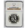 Image 1 : 1957 FRANKLIN HALF DOLLAR, NGC PROOF-67!