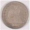 Image 1 : 1876-CC SEATED QUARTER, VF/XF HIGH DEMAND COIN