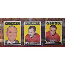 Lot of 3 Old Hockey Cards "Ab McDonald"""""