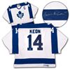 Image 1 : Toronto Maple Leaf Dave Keon Hand Signed  Retro Captain Jersey with Certificate of  Authenticity