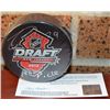 Image 1 : Nathan MacKinnon "2013 #1 Draft Pick"""" Signed  New Jersey Draft 2013 Puck"""