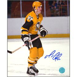 Pittsburgh Penguins Mario Lemieux Hand Signed  Rookie Season 8 x 10 Photo with certificate  of Authe