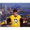 Image 1 : Pittsburgh Penguins Draft Day 8x10 Photo Hand  Signed by Mario Lemieux With Certificate of  Authenti