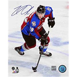 Nathan Mackinnon Hand Signed Unframed 8x10  Action shot with Certificate of Authenticity