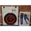 Image 3 : Toronto Maple Leaf's Wendel Clark & Doug  Gilmour Signed 8x10 with Maple Leaf Gardens  Puck & Packag