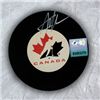 Image 1 : Connor McDavid Team Canada Signed Puck