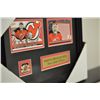 Image 2 : .Custom Framed Cards (2) with Pin Martin Broduer - New Jersey Devils Measures 12 x 10 inches