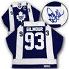 Image 1 : Toronto Maple Leafs Doug Gilmour Hand Signed  Vintage Hockey Jersey with Certificate of  Authenticit