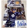 Image 1 : Mats Sundin 8 x 10 Photo signed w/ 24kt gold  over sterling silver collector coin in  original capsu