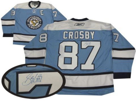 sidney crosby light blue jersey