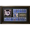 Image 1 : Toronto Maple Leaf Tall Boys Collector Frame  with 8x10 Hand Signed by Johnny Bower-  Certificate of