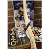 Image 2 : Bobby Orr Collection- Signed Wooden Stick  with Unopened  Collector Card Set, Boston  Bruins Crest,