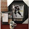 Image 1 : Sidney Crosby Framed 8x10 Action Photo with  Pin & Plate, Collector Mug, and Gift Set