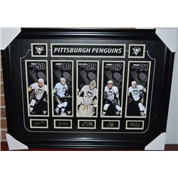 Stars of The Ice Collector Frame Pittsburg Penguins 33 x 26 inches approx