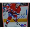 Image 2 : Montreal Canadiens Mike Cammalleri Signed and  Frame Action Photo with Etched Mat & Pin