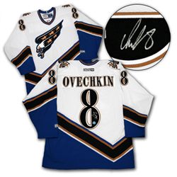 Washington Capitals Alex Ovechkin Hand Signed  NHL Rookie Jersey with Certificate of  Authenticity