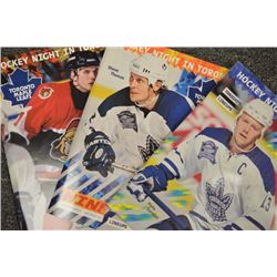 Lot of 3 Game Day Programs from Maple Leaf  Gardens final season 1998- 1999. Mats Sundin,  Alexi Yas