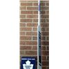 Image 3 : Hockey Hall of Fame "Johnny Bower"""" Hand  Signed Goalie Stick with Stanley Cup Canvas"""