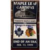 Image 1 : MLG End of an Era Banner Hand signed by Gilmour & Sundin - Captains Rare collector item.