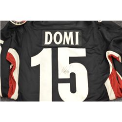 Max Domi - 2013 Phoenix First Draft Pick  NHL  Hand Signed Reebok Jersey  This jersey is a rare coll