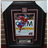 Image 1 : Montreal Canadiens Mike Cammalleri Signed &  Framed Action 8x10 with Etched Mat & Pin