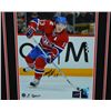 Image 2 : Montreal Canadiens Mike Cammalleri Signed &  Framed Action 8x10 with Etched Mat & Pin