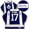Image 1 : Toronto Maple Leafs Wendel Clark Signed Retro  Hockey Jersey