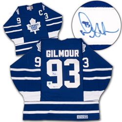 Toronto Maple Leaf Doug Gilmour Signed Retro  CCM Hockey HOF-11 Jersey with Certificate of  Authenti