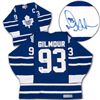 Image 1 : Toronto Maple Leaf Doug Gilmour Signed Retro  CCM Hockey HOF-11 Jersey with Certificate of  Authenti