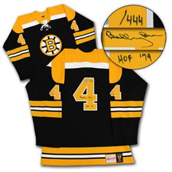 Boston Bruins Bobby Orr Hand Signed "HOF-79""""  Limited Edition #/444 Jersey with Certificate  of A