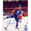 Image 1 : Edmonton Oilers Taylor Hall hand Signed 8x10  of First home Goal- with Certificate of  Authenticity