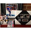 Image 1 : Wayne Gretzky Collection Framed Oilers 8x10, Collector Card Frame, L.A  Kings Collector Card and Uno