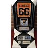 Image 1 : Mario Lemieux Framed Jersey Print & Card  frame.